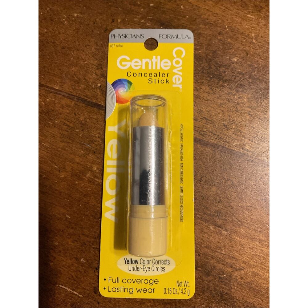 Physicians Formula Gentle Cover Concealer Stick 837 Yellow Correct Under-Eye Cir